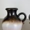 Vases Fat Lava Pottery attribués à Scheurich, Allemagne, 1970s, Set de 2 5