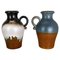 Fat Lava Pottery Vases attributed to Scheurich, Germany, 1970s, Set of 2 1