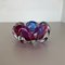 Pink-Purple Murano Glass Bowl Ashtray, Murano, Italy, 1970s 5