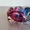 Pink-Purple Murano Glass Bowl Ashtray, Murano, Italy, 1970s, Image 6