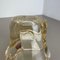 Cuenco de concha grande de cristal atribuido a Daum Nancy, Francia, años 70, Imagen 15
