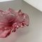 Large Pink Shell Bubble Murano Glass Bowl, Italy, 1970s 7