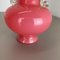 Grand Vase Vintage Pop Art Rose Amphore de Opaline Florence, Italie, 1970s 11