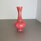 Grand Vase Vintage Pop Art Rose Amphore de Opaline Florence, Italie, 1970s 5