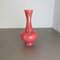 Large Vintage Pop Art Pink Amphore Vase from Opaline Florence, Italy, 1970s 5