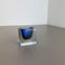 Murano Glass Sommerso Block Cube Ashtray attributed to Flavio Poli, Italy, 1970s, Image 2