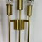 Italian Brass Theatre Wall Light Sconces by Gio Ponti in the style of Stilnovo, Italy, 1970s, Set of 2, Image 11