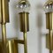 Italian Brass Theatre Wall Light Sconces by Gio Ponti in the style of Stilnovo, Italy, 1970s, Set of 2 8