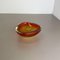 Murano Orange Glass Shell Bowl Vase, Murano, Italy, 1970s, Image 4