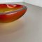 Orangefarbene Muschelschale aus Muranoglas, Murano, Italien, 1970er 13