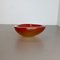 Murano Orange Glass Shell Bowl Vase, Murano, Italy, 1970s 3