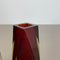 Faceted Murano Glass Sommerso Vases attributed to Flavio Poli, Italy, 1970s, Set of 2, Image 14