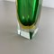 Large Green Murano Glass Submersed Vase by Flavio Poli, Italy, 1970s 10