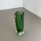Large Green Murano Glass Submersed Vase by Flavio Poli, Italy, 1970s 4