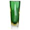 Große Grüne Vase aus Muranoglas von Flavio Poli, Italien, 1970er 1