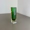 Large Green Murano Glass Submersed Vase by Flavio Poli, Italy, 1970s 3