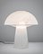 Large Glass Mushroom Table Lamp attributed to Limburg for Peill & Putzler, Germany, 1970s 11