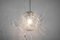 Lámpara colgante grande de bola de Murano atribuida a Doria, Alemania, años 70, Imagen 12