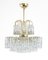 Murano Ice Glass Tubes Chandelier attributed to Doria, Germany, 1960s 2