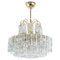 Murano Ice Glass Tubes Chandelier attributed to Doria, Germany, 1960s, Image 1
