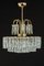 Murano Ice Glass Tubes Chandelier attributed to Doria, Germany, 1960s, Image 14