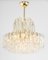 Murano Ice Glass Tubes Chandelier attributed to Doria, Germany, 1960s 9