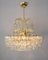 Murano Ice Glass Tubes Chandelier attributed to Doria, Germany, 1960s 12