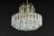 Murano Ice Glass Tubes Chandelier attributed to Doria, Germany, 1960s, Image 15