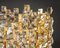 Gilt Brass Crystal Chandelier attributed to Palwa Sciolari, Germany, 1970s, Image 4