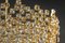 Gilt Brass Crystal Chandelier attributed to Palwa Sciolari, Germany, 1970s, Image 2