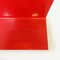 Mensole moderne in plastica rossa di Marcello Siard per Kartell, Italia, anni '70, set di 6, Immagine 8