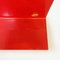 Modern Italian Red Plastic Shelves by Marcello Siard for Kartell, 1970s, Set of 6 8