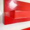 Modern Italian Red Plastic Shelves by Marcello Siard for Kartell, 1970s, Set of 6, Image 9