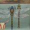 Vintage Mural Blue Dragonfly Poster by Jung Koch Quentell, 1970s 7