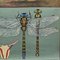 Vintage Mural Blue Dragonfly Poster by Jung Koch Quentell, 1970s, Image 7