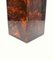 Umbrella Stand in Tortoiseshell Acrylic Glass and Brass, Italy, 1970s 10