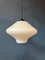 Milk Glass Pendant Light, 1970s 8