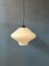 Milk Glass Pendant Light, 1970s 6