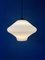 Milk Glass Pendant Light, 1970s 2