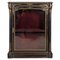 19th Century English Ebonised Glazed Pier Cabinet, 1870s 1