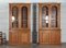 Arched Oak Glazed Apothecary Cabinet, 1940s, Image 4