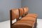Minimalistische Art Deco Esszimmerstühle aus Rindsleder, Niederlande, 1940er, 4er Set 8
