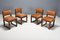 Art Deco Minimalist Cowhide Dining Chairs, Netherlands, 1940s, Set of 4 6