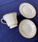 Corona Gold Model Porcelain Table Service from Aynsley, Set of 72 5