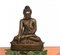 Estatua de Buda de Burmes antigua de bronce, años 30, Imagen 1