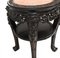 Antique Chinese Carved Hardwood Side Table, 1860s, Image 5