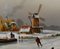 Flemish Artist, Winter Landscape, Oil Painting, Framed 5