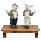 Early 20th Century Butchers Shop Pig Display Models, 1930s, Set of 2 1
