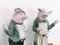 Early 20th Century Butchers Shop Pig Display Models, 1930s, Set of 2, Image 3
