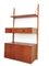 Modulares Dänisches Mid-Century Wandregal aus Teak, 1960er 2